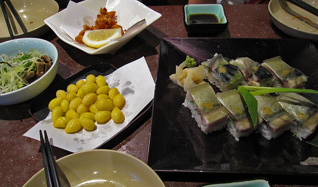 霞（KASUMI）-銀杏揚げ、軟骨の唐揚げ、しめサバ寿司