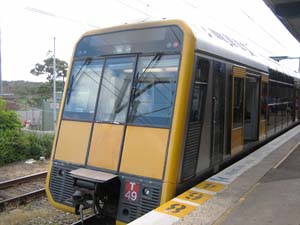 シドニーの電車であるCity Rail（シティ・レール）