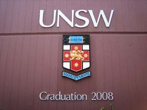 UNSW（University of New South Wales・ニューサウスウェールズ大学）のマーク